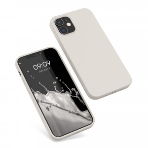 Husa Kwmobile pentru Apple iPhone 12/iPhone 12 Pro, Silicon, Alb, 53938.204 - Img 2