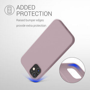 Husa kwmobile pentru Apple iPhone 12/iPhone 12 Pro, Silicon, Mov, 53938.236 - Img 6