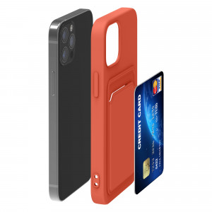 Husa kwmobile pentru Apple iPhone 12/iPhone 12 Pro, Silicon, Rosu, 55112.76 - Img 7