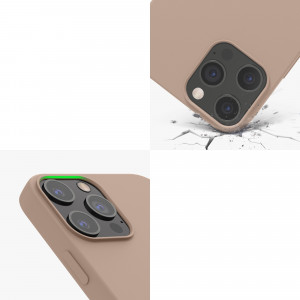 Husa kwmobile pentru Apple iPhone 12 Pro Max, Silicon, Maro, 52644.246 - Img 8