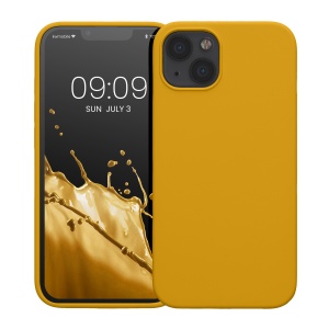 Husa Kwmobile pentru Apple iPhone 13, Galben, Silicon, KWM000013OV094C - Img 2