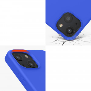 Husa kwmobile pentru Apple iPhone 13 Mini, Silicon, Albastru, 55877.134 - Img 8