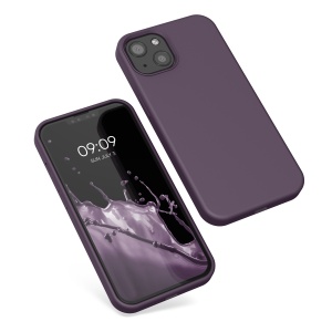 Husa Kwmobile pentru Apple iPhone 13, Mov inchis, Silicon, KWM000013OV090C - Img 2
