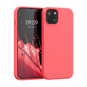 Husa Kwmobile pentru Apple iPhone 13, Silicon, Coral, 55878.141 - Img 1