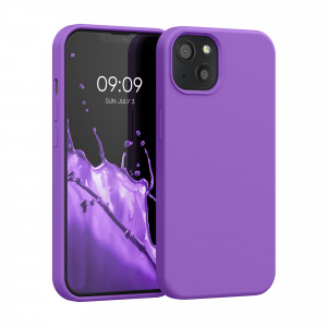 Husa Kwmobile pentru Apple iPhone 13, Silicon, Mov, 55878.221 - Img 1