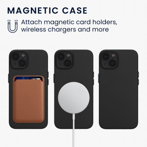 Husa Kwmobile pentru Apple iPhone 13, Silicon, Negru, 58247.01 - Img 5