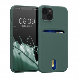 Husa Kwmobile pentru Apple iPhone 13, Silicon, Verde, 57748.166 - Img 1