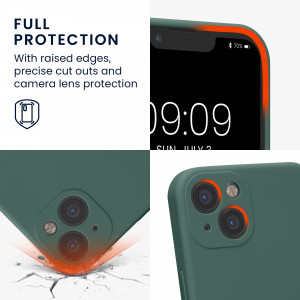 Husa Kwmobile pentru Apple iPhone 13, Silicon, Verde, 59359.166 - Img 4