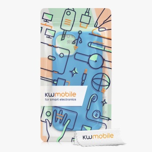Husa Kwmobile pentru Apple iPhone 14, Albastru, Silicon, KWM000016NI039C - Img 8