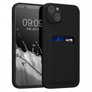 Husa Kwmobile pentru Apple iPhone 14 Plus, Silicon, Negru, 59113.01 - Img 1
