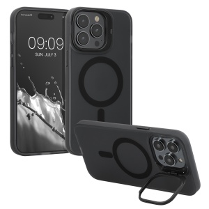 Husa Kwmobile pentru Apple iPhone 14 Pro Max, Negru/Transparent, Silicon, 61852.01 - Img 1
