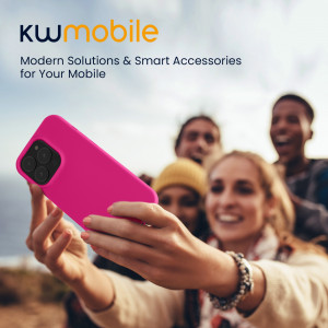 Husa Kwmobile pentru Apple iPhone 14 Pro, Silicon, Roz, 59077.77 - Img 8