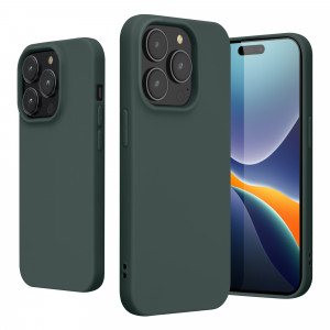 Husa kwmobile pentru Apple iPhone 14 Pro, Silicon, Verde, 59077.166 - Img 1