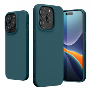 Husa Kwmobile pentru Apple iPhone 14 Pro, Silicon, Verde, 59077.57 - Img 2