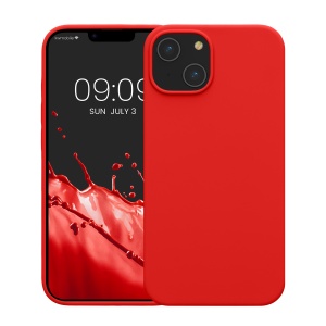 Husa Kwmobile pentru Apple iPhone 14, Rosu, Silicon, KWM000016NI038C - Img 2