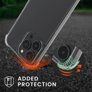Husa Kwmobile pentru Apple iPhone 15 Pro Max, Transparent/Auriu, Silicon, KWM000020FB003C - Img 7