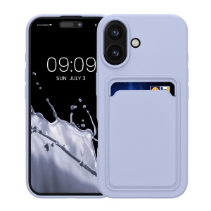 Husa Kwmobile pentru Apple iPhone 16, Albastru, Silicon, KWM000022UF003C - Img 2