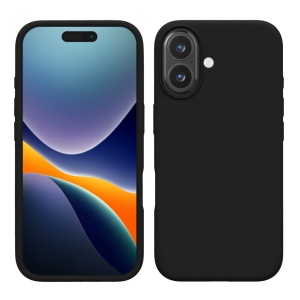 Husa Kwmobile pentru Apple iPhone 16, Negru, Silicon, KWM000022TU006C - Img 1