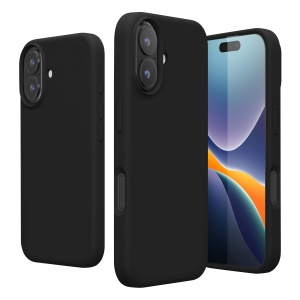 Husa Kwmobile pentru Apple iPhone 16, Negru, Silicon, KWM000022TU006C - Img 2