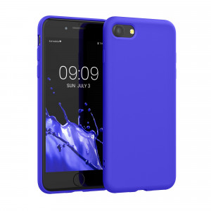 Husa Kwmobile pentru Apple iPhone 8/iPhone 7/iPhone SE 2, Silicon, Albastru, 49979.134 - Img 1