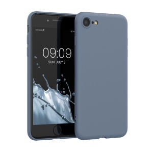 Husa Kwmobile pentru Apple iPhone SE (2022)/iPhone SE (2020)/iPhone 8, Gri, Silicon, KWM000010IU097C - Img 1