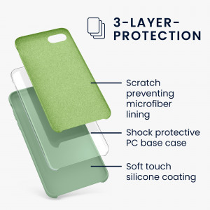 Husa kwmobile pentru Apple iPhone SE 3/iPhone 8/iPhone 7, Silicon, Verde, 40225.243 - Img 3