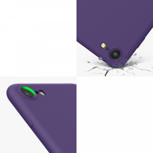 Husa kwmobile pentru Apple iPhone SE 3/iPhone 8/iPhone 7, Silicon, Violet, 49979.152 - Img 8