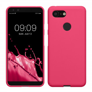 Husa Kwmobile pentru Google Pixel 3, Roz, Silicon, 45967.77 - Img 1