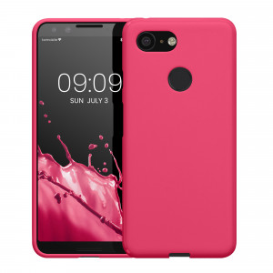 Husa Kwmobile pentru Google Pixel 3, Roz, Silicon, 45967.77 - Img 2