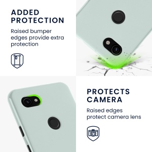 Husa Kwmobile pentru Google Pixel 3a, Verde deschis, Silicon, KWM000009OS031C - Img 4