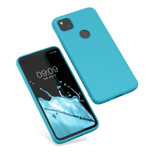 Husa Kwmobile pentru Google Pixel 4a, Albastru deschis, Silicon, KWM000011JE046C - Img 2