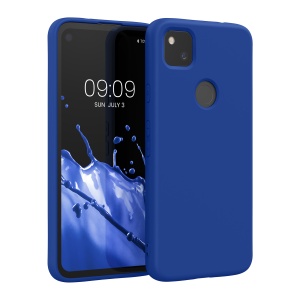 Husa Kwmobile pentru Google Pixel 4a, Albastru, Silicon, KWM000011JE043C - Img 1