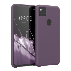 Husa Kwmobile pentru Google Pixel 4a, Mov inchis, Silicon, KWM000011HX067C - Img 1