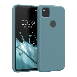 Husa Kwmobile pentru Google Pixel 4a, Verde inchis, Silicon, KWM000011JE040C - Img 1
