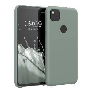 Husa Kwmobile pentru Google Pixel 4a, Verde, Silicon, KWM000011HX066C - Img 1