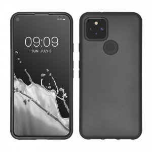 Husa Kwmobile pentru Google Pixel 5, Gri, Silicon, 53565.232 - Img 1