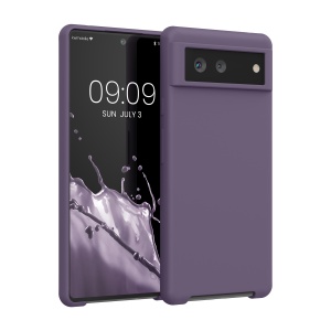 Husa Kwmobile pentru Google Pixel 6, Mov inchis, Silicon, KWM000013EZ060C - Img 1