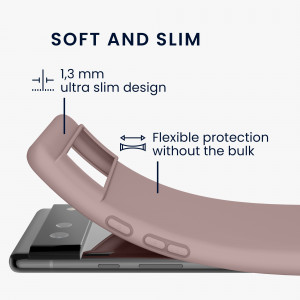 Husa Kwmobile pentru Google Pixel 6, Mov, Silicon, 55434.236 - Img 3