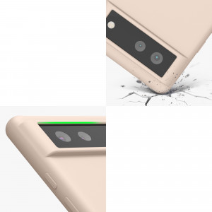 Husa kwmobile pentru Google Pixel 6, Silicon, Crem, 55480.125 - Img 8