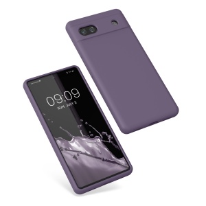 Husa Kwmobile pentru Google Pixel 6a, Mov inchis, Silicon, KWM000015FZ051C - Img 2