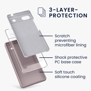 Husa Kwmobile pentru Google Pixel 6a, Mov, Silicon, KWM000015FZ047C - Img 6