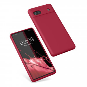 Husa Kwmobile pentru Google Pixel 6a, Silicon, Rosu, 57815.229 - Img 2