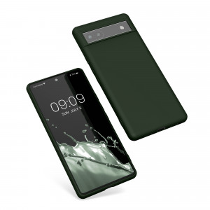 Husa kwmobile pentru Google Pixel 6a, Silicon, Verde, 57799.118 - Img 2