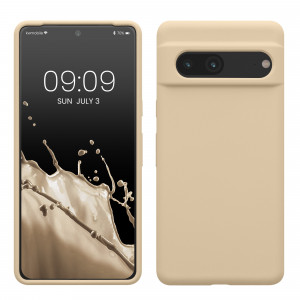 Husa Kwmobile pentru Google Pixel 7, Bej, Silicon, 59451.210 - Img 1