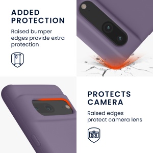Husa Kwmobile pentru Google Pixel 7, Mov inchis, Silicon, KWM0000171I042C - Img 3