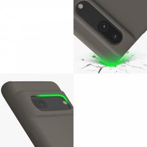 Husa kwmobile pentru Google Pixel 7, Silicon, Gri, 59451.155 - Img 8