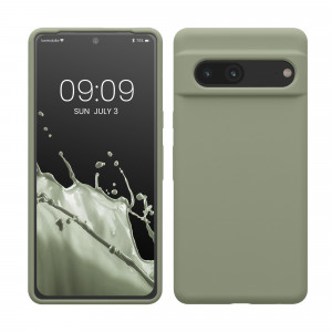 Husa kwmobile pentru Google Pixel 7, Silicon, Verde, 59451.172 - Img 1