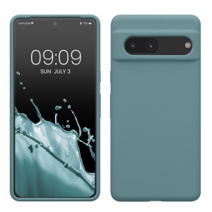 Husa Kwmobile pentru Google Pixel 7, Verde inchis, Silicon, KWM0000171I040C - Img 1