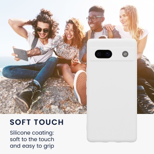 Husa Kwmobile pentru Google Pixel 7a, Alb, Silicon, KWM000019YF015C - Img 4