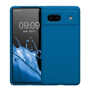Husa Kwmobile pentru Google Pixel 7a, Albastru, Silicon, KWM000019YE026C - Img 2